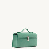 SAVETTE - Symmetry Pochette in Jade Suede
