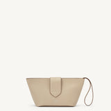 SAVETTE - Anello Pouch in Bone Grained Leather