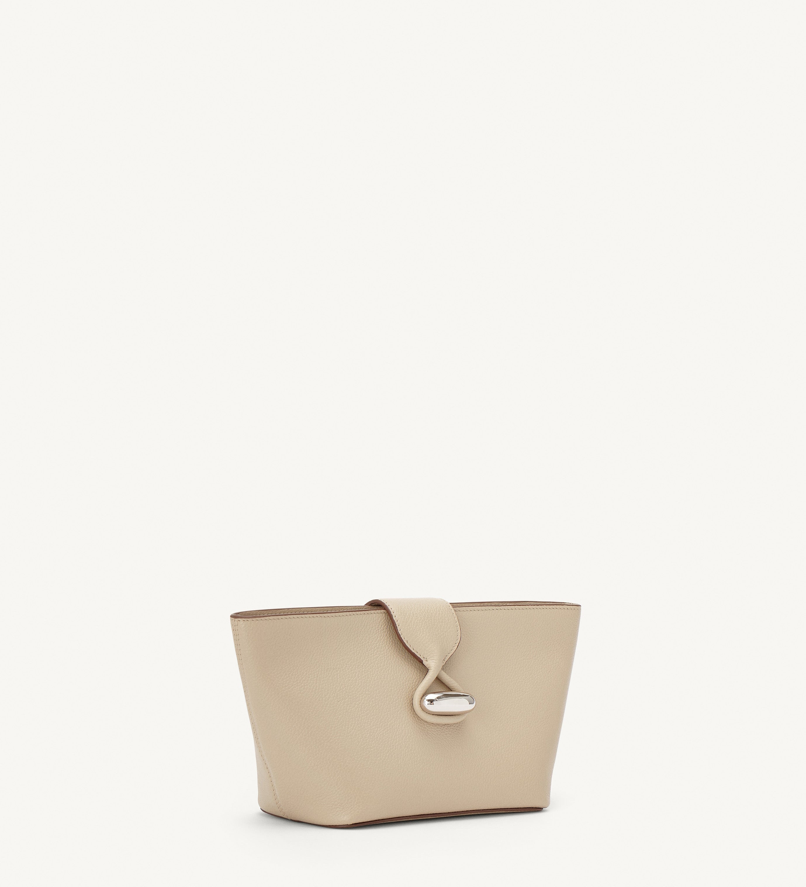 SAVETTE - Anello Pouch in Bone Grained Leather