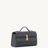 SAVETTE - Symmetry Pochette in Storm Lasercut Leather