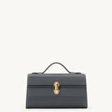 SAVETTE - Symmetry Pochette in Storm Lasercut Leather
