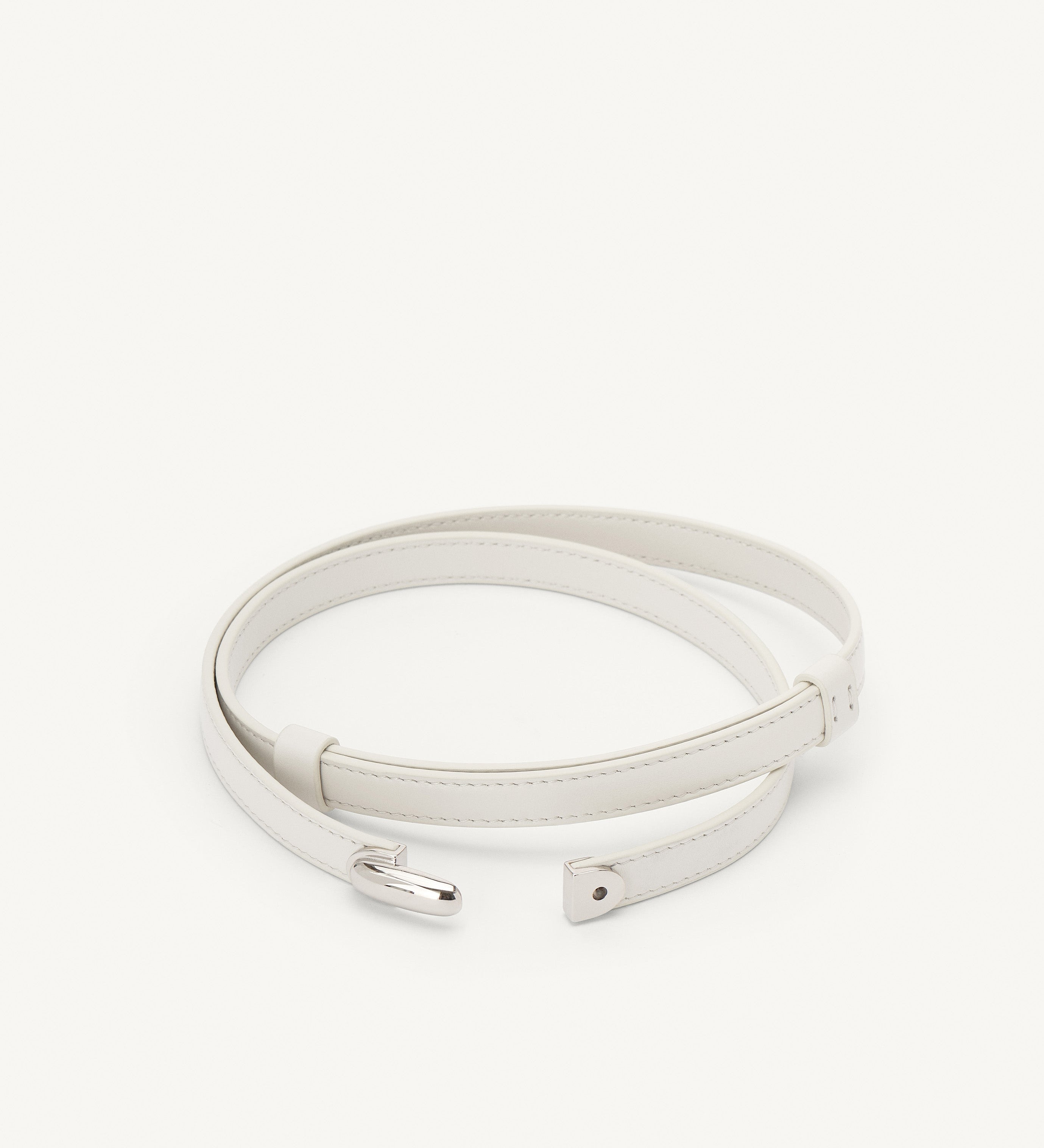 SAVETTE - Symmetry Belt in Ivory Leather