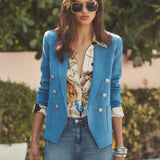 L'AGENCE - Kenzie Metallic Knit Blazer