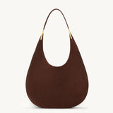 SAVETTE - Florence Hobo in Espresso Suede