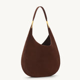 SAVETTE - Florence Hobo in Espresso Suede