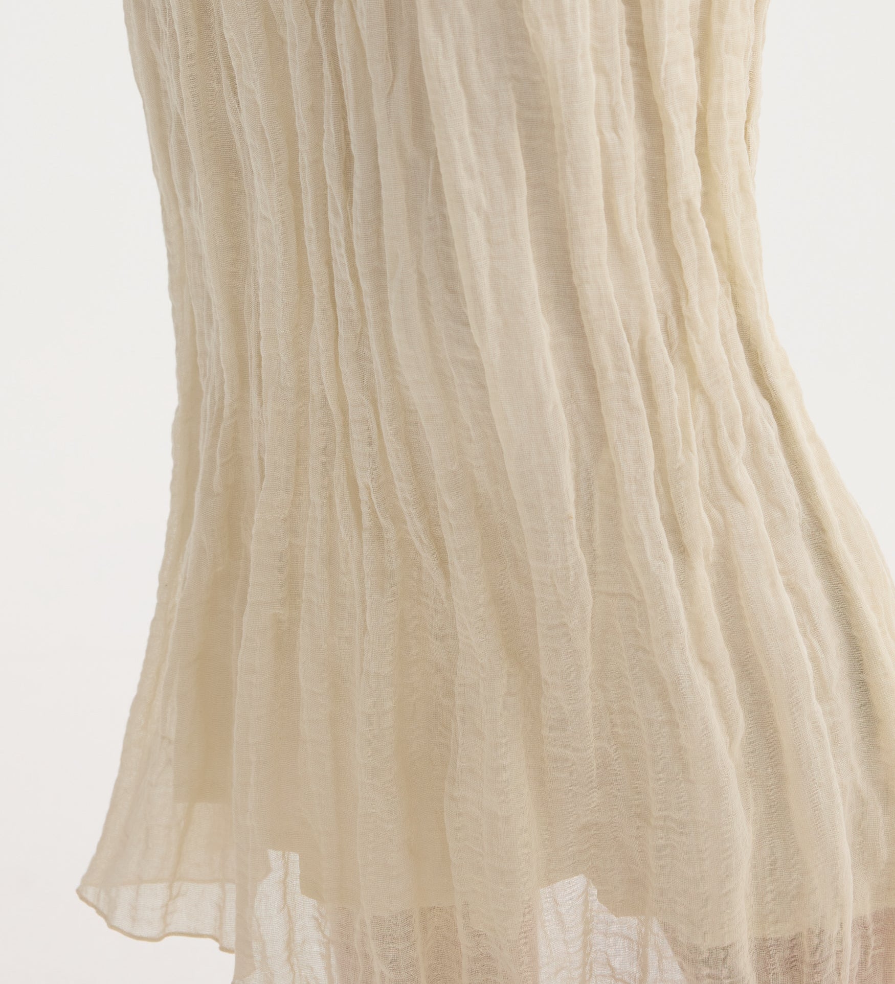 ROHE - Textured tube skirt | cream