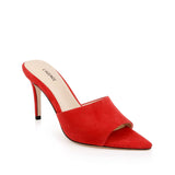 L'AGENCE - Lolita Suede Open-Toe Mule