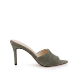 L'AGENCE - Lolita Suede Open-Toe Mule