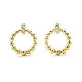 Lagos - Covet 18K Gold Petite Diamond Stud Earrings