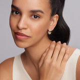 Lagos - Signature Caviar Two-Tone Stud Earrings with Earring Jacket