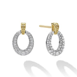 Lagos - Caviar Lux Oval Diamond Stud Earrings