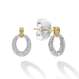 Lagos - Caviar Lux Oval Diamond Stud Earrings