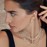 Lagos - Caviar Lux Oval Diamond Stud Earrings