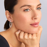 Lagos - Caviar Spark Large Wave Diamond Hoop Earrings