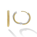 Lagos - Caviar Lux Two-Tone Caviar Huggie Earrings
