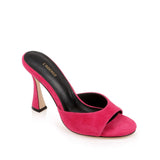L'AGENCE - Avery Suede Open-Toe Mule