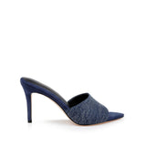 L'AGENCE - Lolita Denim Open - Toe Mule