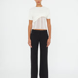 Christopher Esber - Coiled Jersey Corseted Tee