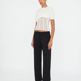 Christopher Esber - Coiled Jersey Corseted Tee