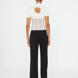 Christopher Esber - Coiled Jersey Corseted Tee