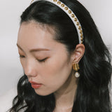 Jennifer Behr - Parker Headband -- Cream Gold