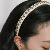 Jennifer Behr - Parker Headband -- Cream Gold