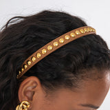 Jennifer Behr - Parker Headband -- Saddle