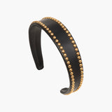 Jennifer Behr - Chereen Headband -- Black Gold