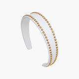 Jennifer Behr - Chereen Headband -- Cream Gold