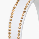 Jennifer Behr - Chereen Headband -- Cream Gold