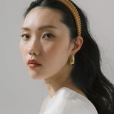 Jennifer Behr - Chereen Headband -- Saddle Gold