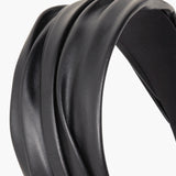 Jennifer Behr - Natasha Vegan Leather Headband -- Black