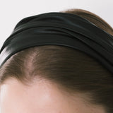 Jennifer Behr - Natasha Vegan Leather Headband -- Black