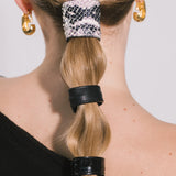 Jennifer Behr - Embossed Leather Ponywrap -- Snake