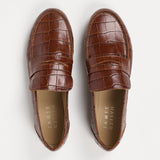 Jamie Haller - The Penny Loafer in Brown Croc