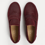 Jamie Haller - The Penny Loafer in Ponyhair Claret