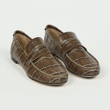 Jamie Haller - The Penny Loafer in Grey Croc