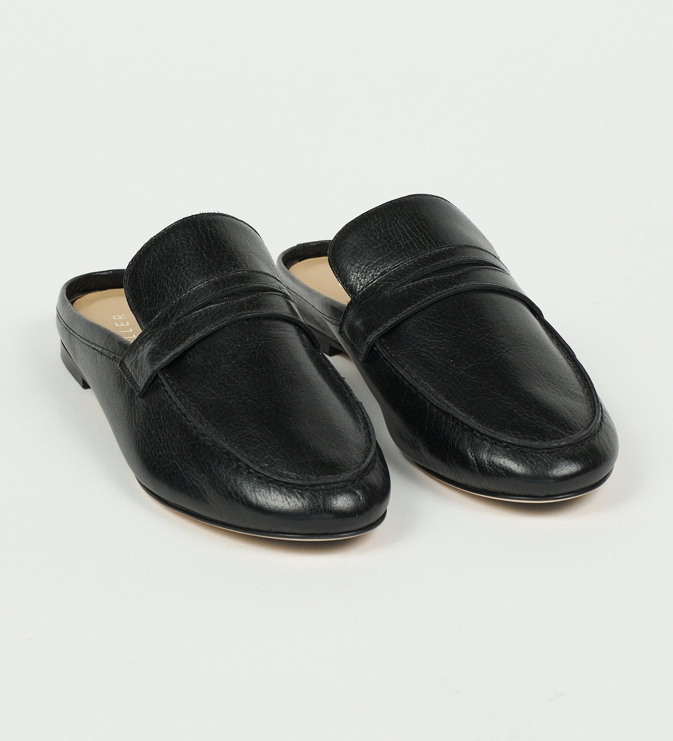 Jamie Haller - The Penny Loafer Mule in Black