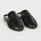 Jamie Haller - The Penny Loafer Mule in Black