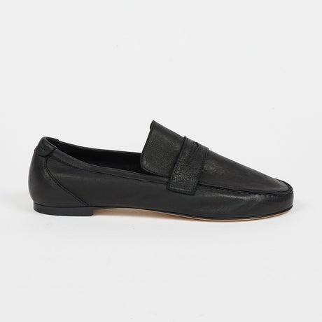 Jamie Haller - The Unlined Penny Loafer in Nero