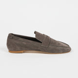 Jamie Haller - The Unlined Penny Loafer in Smoke