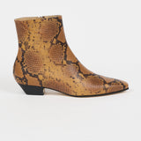Jamie Haller - The Lennon Boot Mustard Python