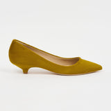 Jamie Haller - The Kitty Point Heel in Chartreuse