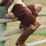 DÔEN - RIVIERA BOOT -- TOBACCO SUEDE