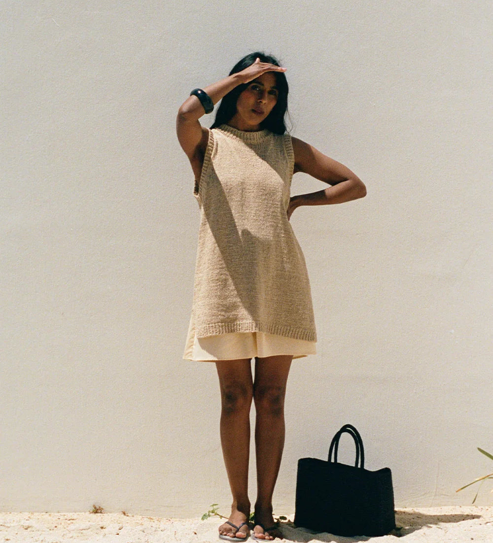 Faithfull - The Knit Vest Wheat