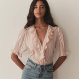 DÔEN - HENRI TOP -- BLUSH