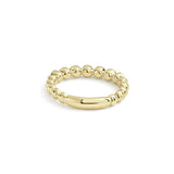 Lagos - Caviar Gold 18K Gold and Diamond Stacking Ring
