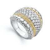 Lagos - Caviar Lux Large Diamond Statement Ring