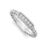 Lagos - Caviar Spark Diamond Stacking Ring