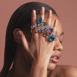 Lagos - Glacier Medium Emerald-Cut White Topaz Ring